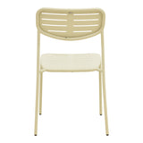Scaun de exterior Deraby, Crem, 52x46x83 cm