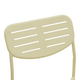 Scaun de exterior Deraby, Crem, 52x46x83 cm