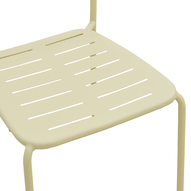 Scaun de exterior Deraby, Crem, 52x46x83 cm