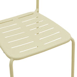 Scaun de exterior Deraby, Crem, 52x46x83 cm