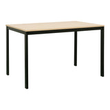 Masă extensibilă Extento, Lemn/Metal, 120-180x74x75 cm, Naturală