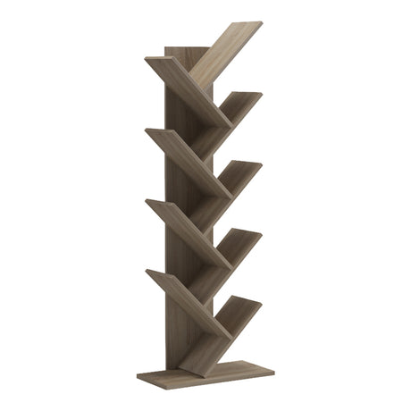 Bibliotecă cu rafturi Fyllo, Lemn Sonoma, 50x25x141 cm