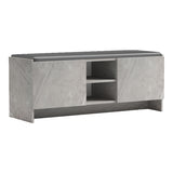 Pantofar cu banca Zulla, 110x37x43 cm - Bej-Gri-Negru