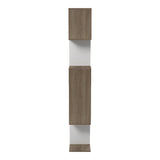 Bibliotecă cu funcție de depozitare Mito , Stil Modern, Material Lemn Sonoma-Alb, Dimensiuni 108.5x25x161cm