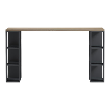 Birou Praga, Sonoma-Antracit, 140x60x75 cm