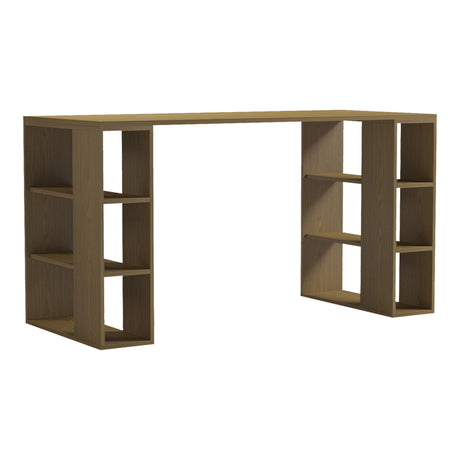 Birou Praga, Light Walnut, 140x60x75 cm