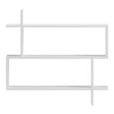 Raft de perete Parallel, Alb, 70x22x65.5 cm