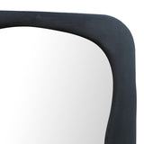 Oglinda de podea catifea Lezour, Negru, Catifea, 50x170 cm