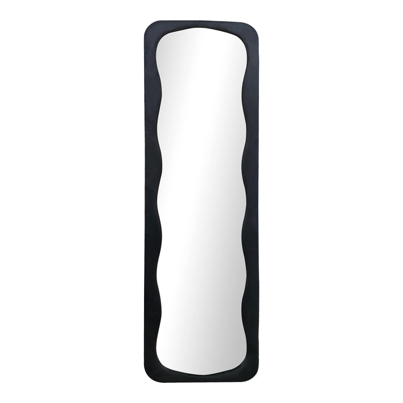 Oglinda de podea catifea Lezour, Negru, Catifea, 50x170 cm