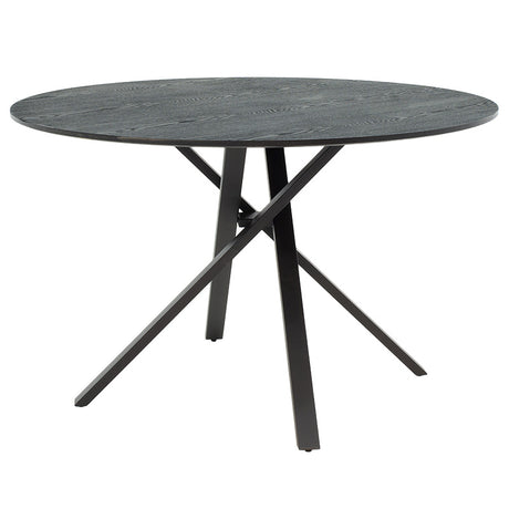 Masa de cina Cerco, negru D120x75 cm