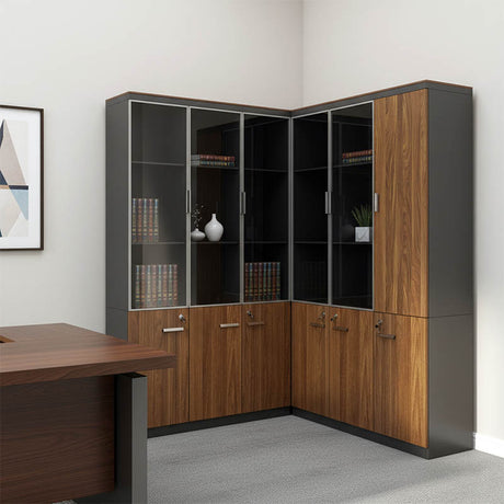 Dulap birou profesional Oscar, Lemn, 240x40x200 cm