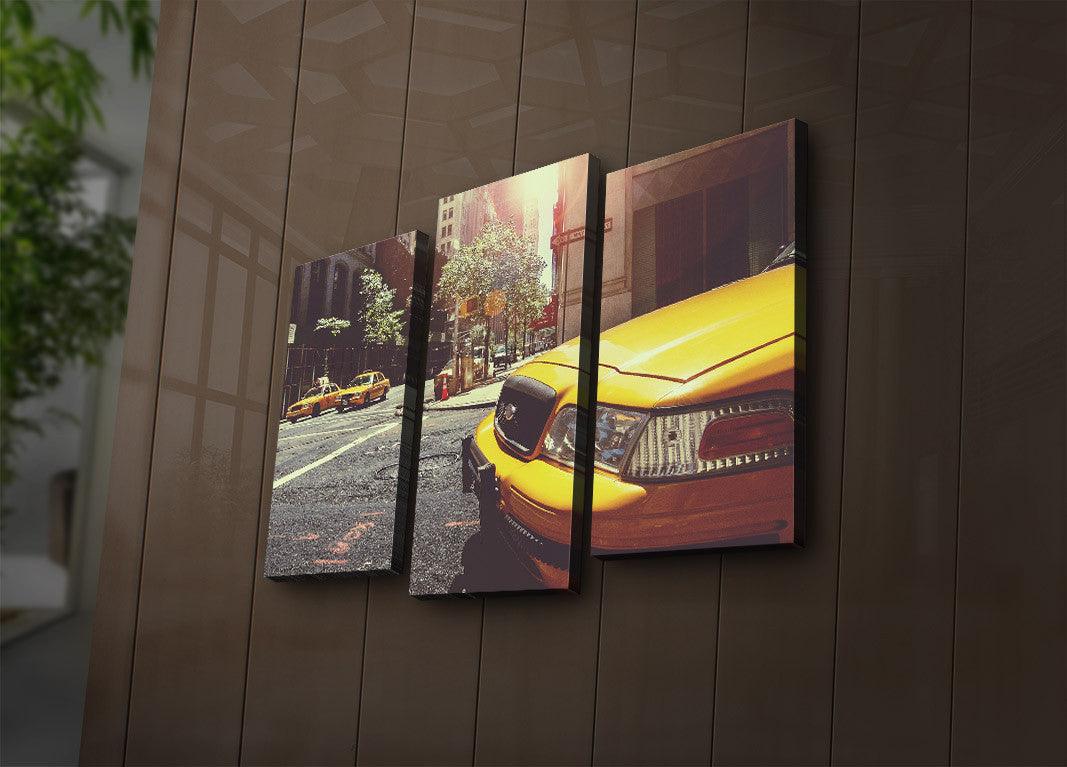 Tablou Canvas cu Led 3PATİACT, Multicolor, 66x45 cm