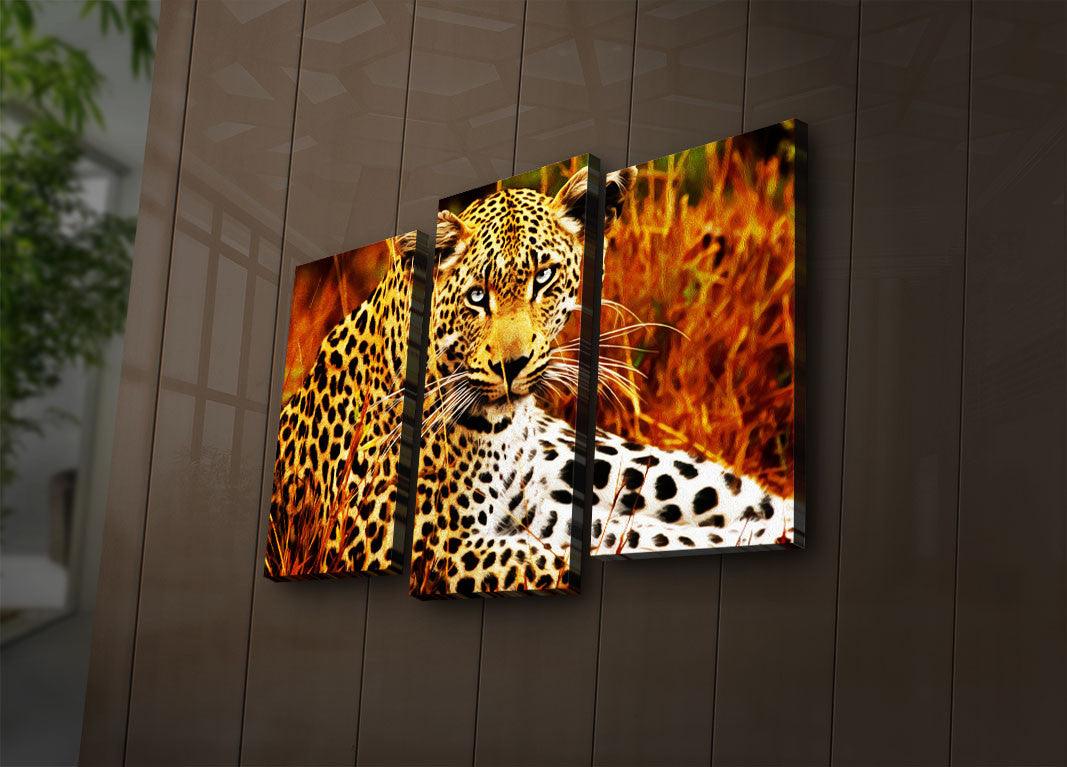Tablou Canvas cu Led 3PATİACT, Multicolor, 66x45 cm