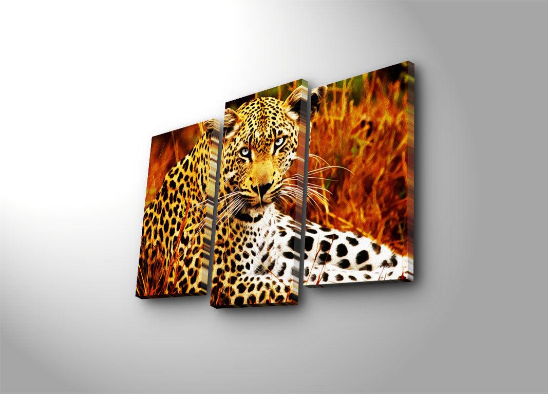 Tablou Canvas cu Led 3PATİACT, Multicolor, 66x45 cm