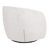 Fotoliu cu funcție de rotire Crem, 77x72x69 cm