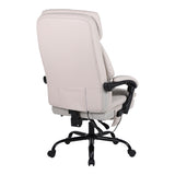 Scaun de birou pentru director cu masaj Sedici, Bej, 72x63x115-123 cm