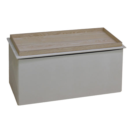 Taburet-trunchi din catifea Koper , Bej, Modern, 76x38x38cm