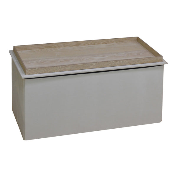 Taburet-trunchi din catifea Koper , Bej, Modern, 76x38x38cm