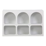 Bufet cu rafturi Emersi, Alb, 120x35x76 cm
