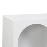 Bufet cu rafturi Emersi, Alb, 120x35x76 cm