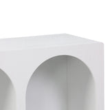 Bufet cu rafturi Emersi, Alb, 120x35x76 cm