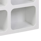 Bufet cu rafturi Emersi, Alb, 120x35x76 cm