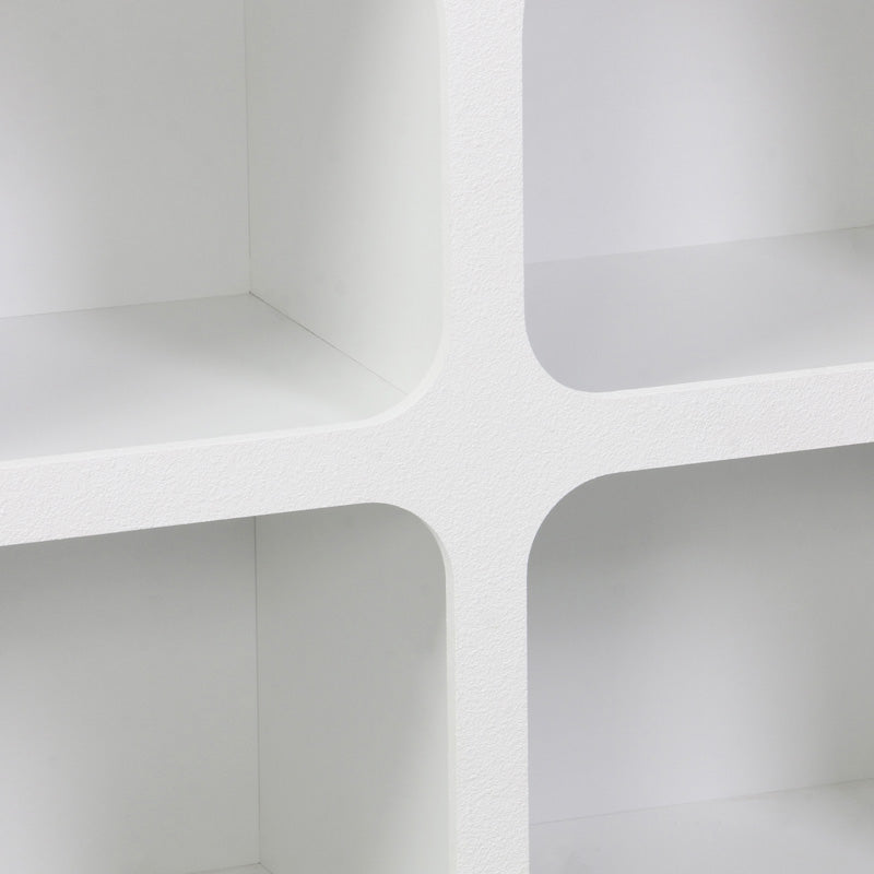 Bufet cu rafturi Emersi, Alb, 120x35x76 cm