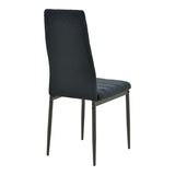Scaun catifea Parker, Catifea, 39x48x95 cm