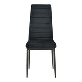 Scaun catifea Parker, Catifea, 39x48x95 cm