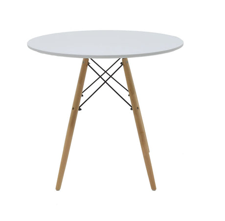 Masa living MDF, Alb, 80x80x73 cm