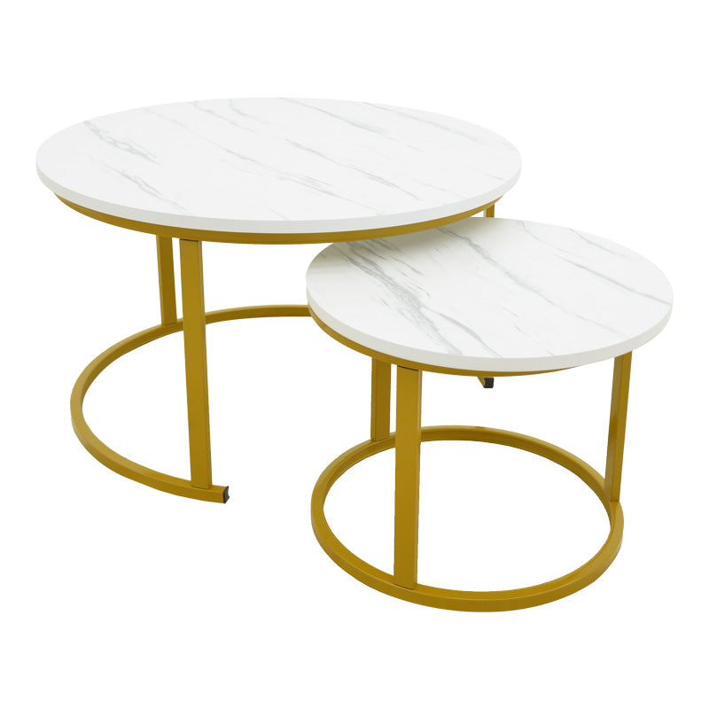 WHITE MARBLE-GOLDEN LEGS