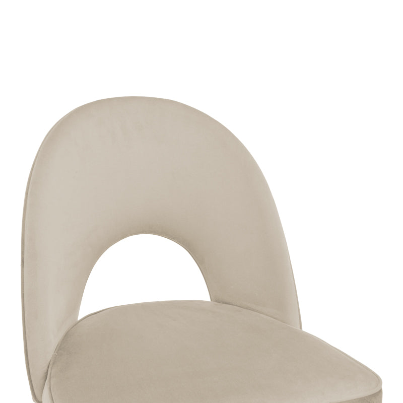 Scaun de bar Medium height bar, 48x50x107 cm - Negru-Bej-Auriu