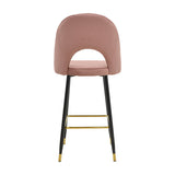 Scaun de bar Medium height bar, 48x50x107 cm - Negru-Auriu