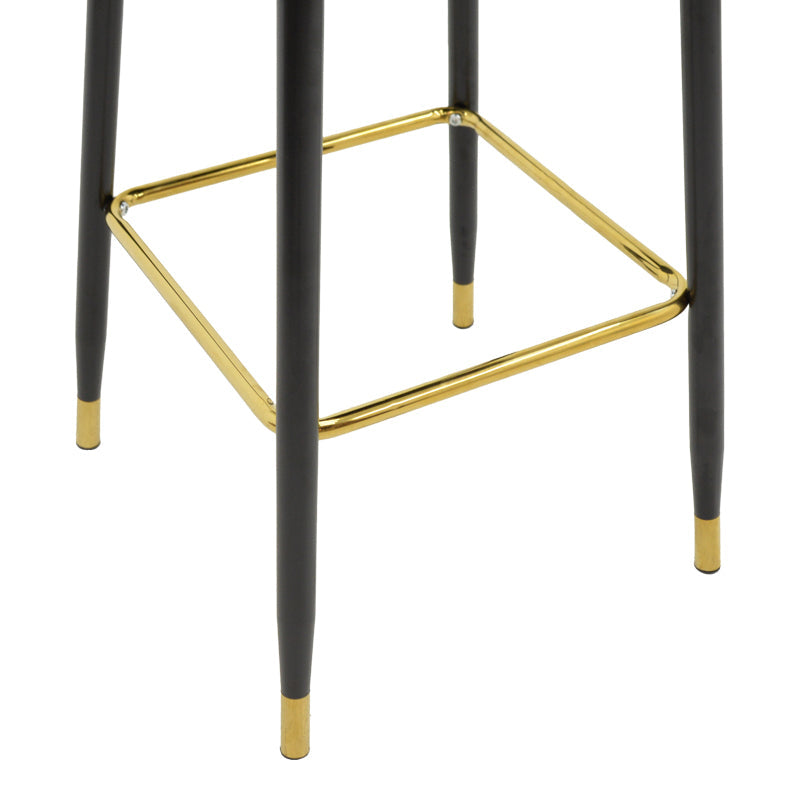 Scaun de bar Medium height bar, 48x50x107 cm - Negru-Auriu