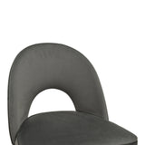 Scaun de bar Medium height bar, 48x50x107 cm - Antracit-Negru-Auriu