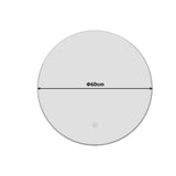 Oglinda LED Inart Lucox, Modern, Aluminiu, 60x3 cm