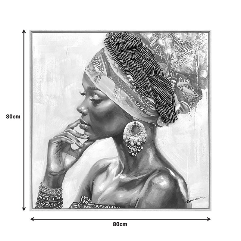 Tablou pe pânza cu efect 3D Jalo Inart, Modern, Pânza/Carton, 80x3.5x80cm