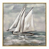 Tablou pe pânza cu rama Siedo Inart, Arta Moderna, Pânza și Lemn, 70x3.5x70 cm