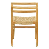 Scaun Tuga, lemn teak, împletitură PE, 50x58x86 cm