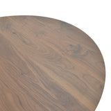 Masa rotunda cu functie extensibila Bibble, Nuc, 120x76 cm