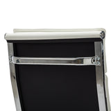 Scaun de birou managerial cu funcție ajustabilă Mavel, 55x62x100-110 cm, Albă