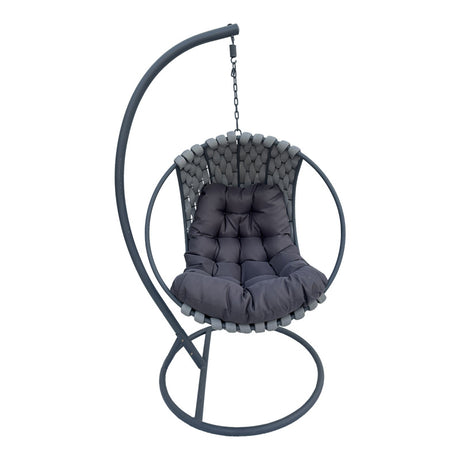Balansoar Makito, Gri, PVC, 100x105x195 cm