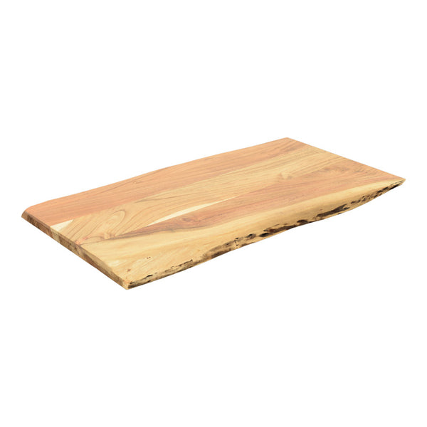 Blat de masa cu functie decorativa  Pozier, Stil Natural, Lemn de Acacia Solid, 200x95x4cm