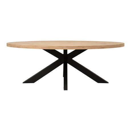 Masă de dining Jenma, Lemn de Mango Solid, 200x100x76 cm