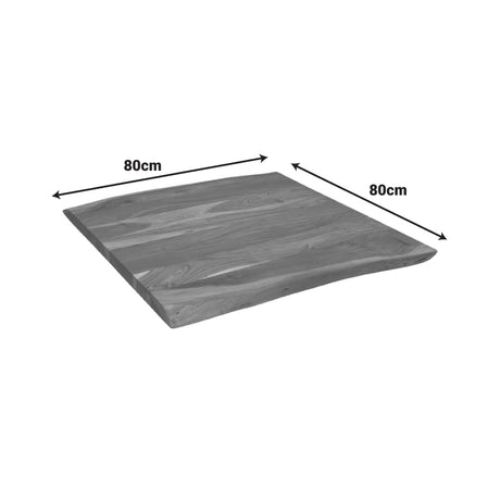 Blat masa Pozier, Nuc, 80x80x4 cm