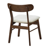 Set masa de dining Eleganza-Cairo set de 7 piese, nuc, 180x99x76 cm