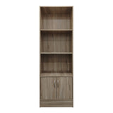 Biblioteca cu rafturi Tekaro, Lemn Sonoma, 57x33x180 cm