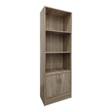 Biblioteca cu rafturi Tekaro, Lemn Sonoma, 57x33x180 cm