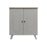 Dulap pantofi cu depozitare Cathi, alb-sonoma, 80x34x95 cm