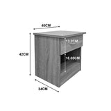 Noptieră Bedy bedside masă sonoma 40x34x42cm